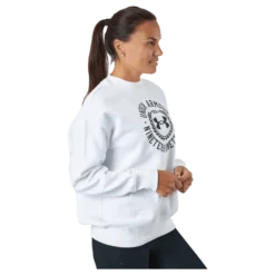 Rival Fleece Crest Grp Crew White