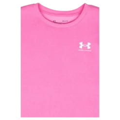 Rival Fleece Oversize Crew Pink Edge