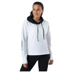 Rival Terry Geo Hoodie White