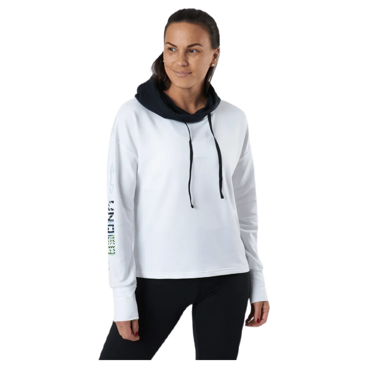 Rival Terry Geo Hoodie White