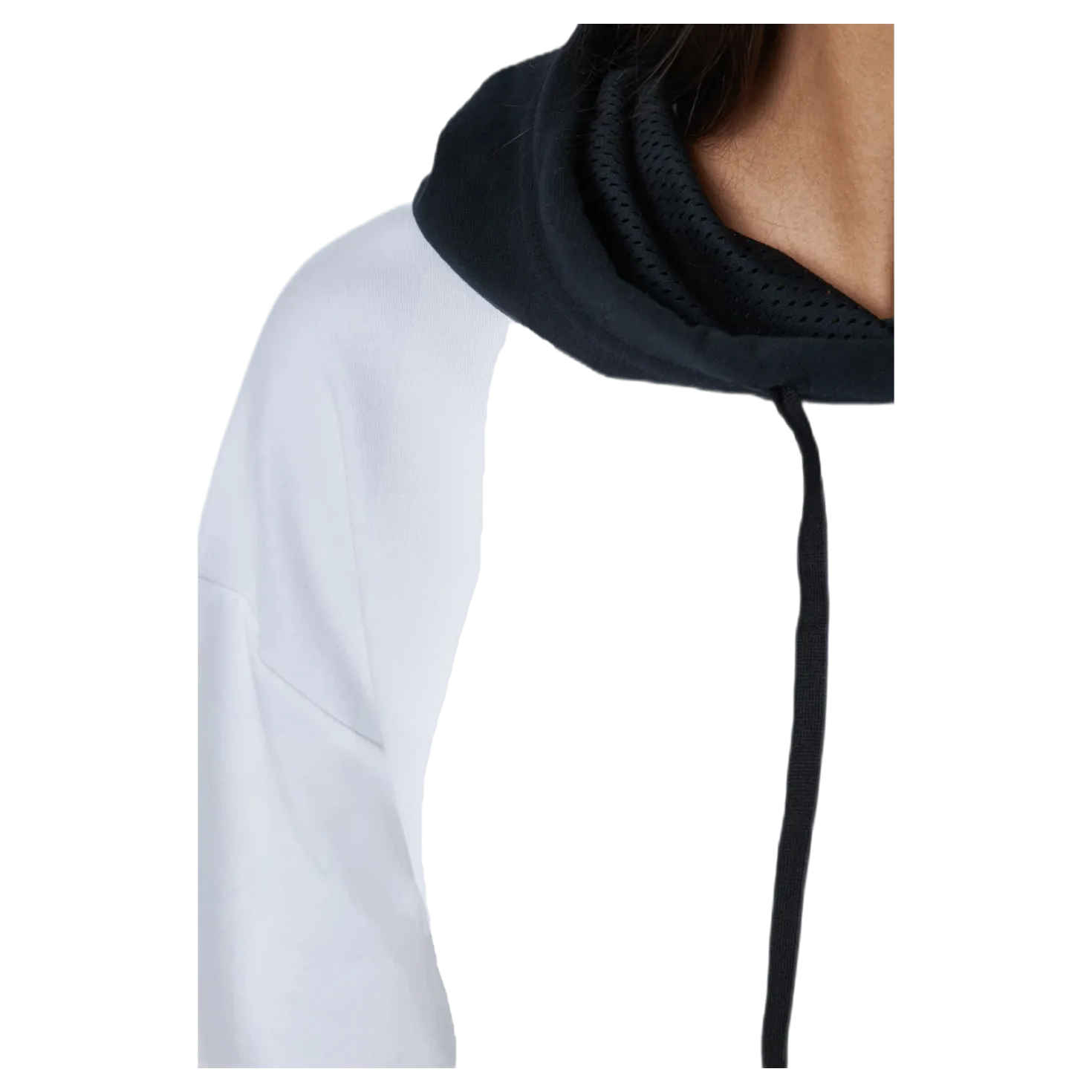 Rival Terry Geo Hoodie White