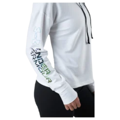 Rival Terry Geo Hoodie White