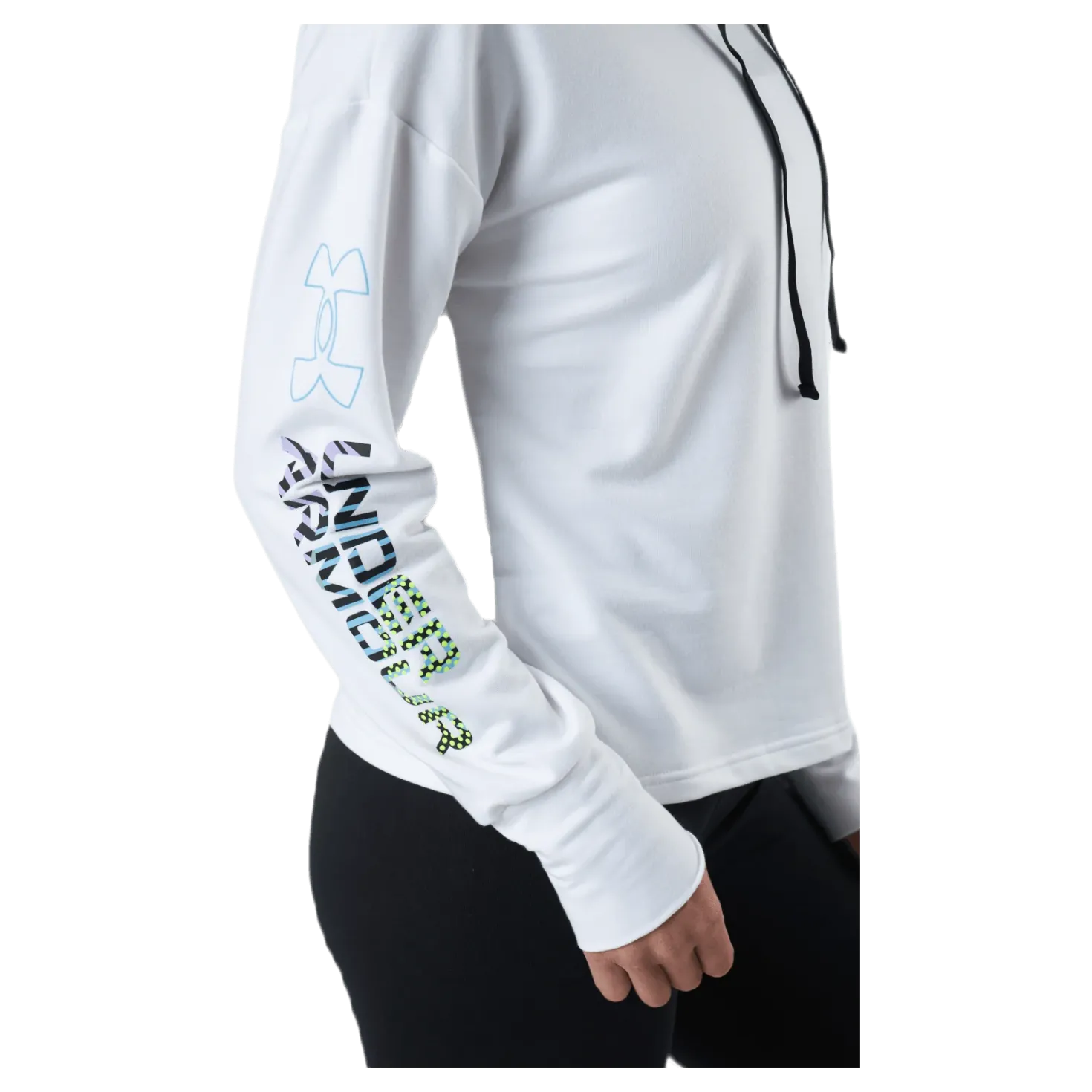 Rival Terry Geo Hoodie White