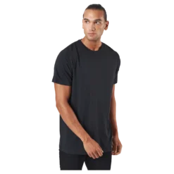 R-neck Tee Bamboo Black