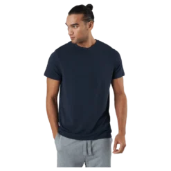 R-neck Tee Bamboo Navy
