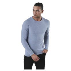 Rob Knit Crew Neck Blue