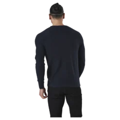 Rob Knit Crew Neck Blue