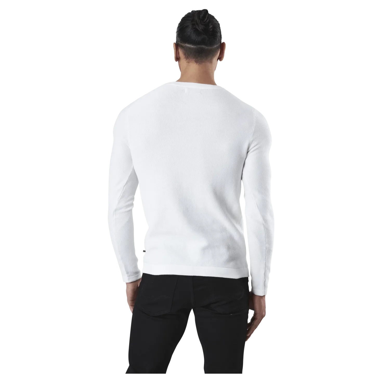Rob Knit Crew Neck White