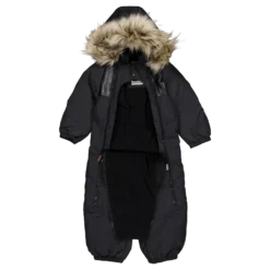 Rocky Winter Baby Overall Black