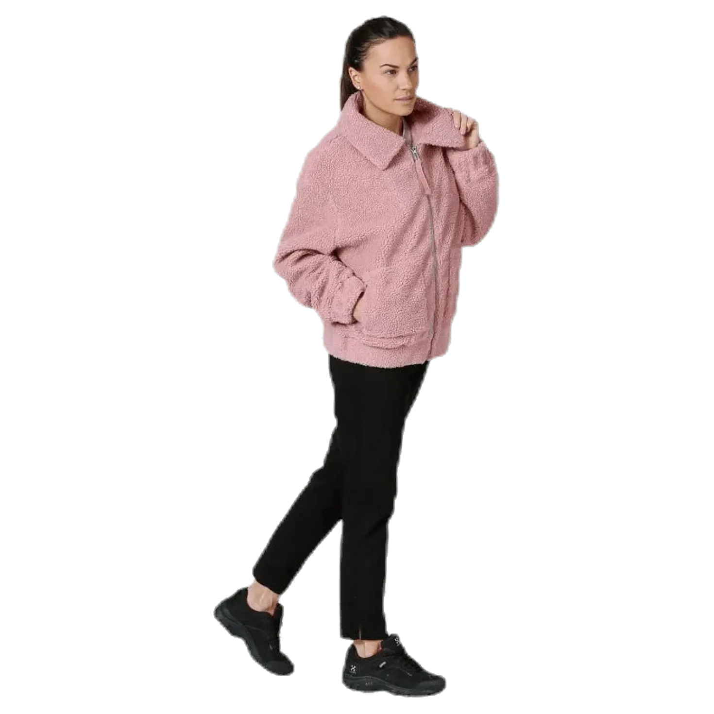 Rome Pile Jacket Pink
