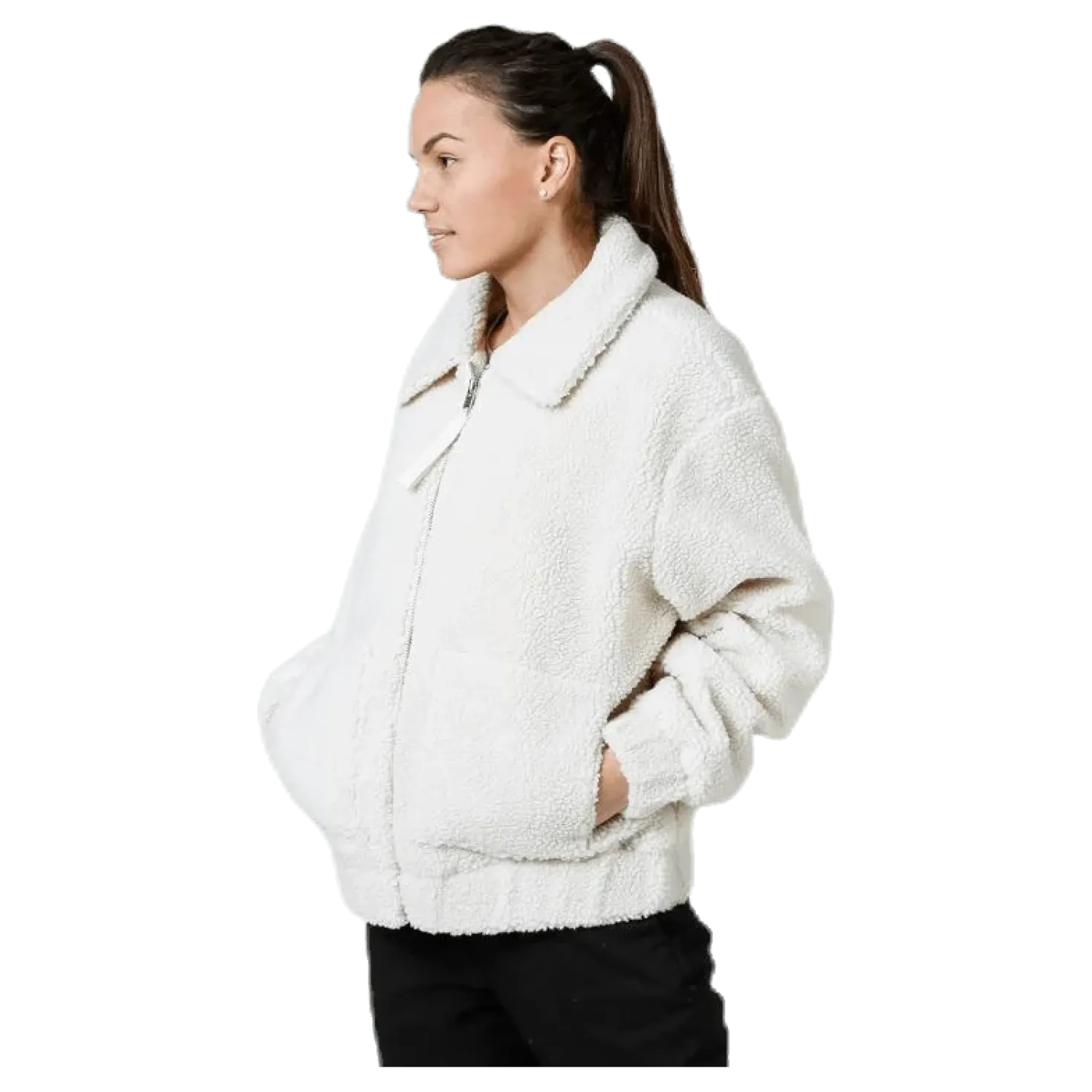 Rome Pile Jacket White