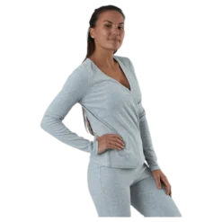 Rosa Wrap Top Lounge Bc Grey