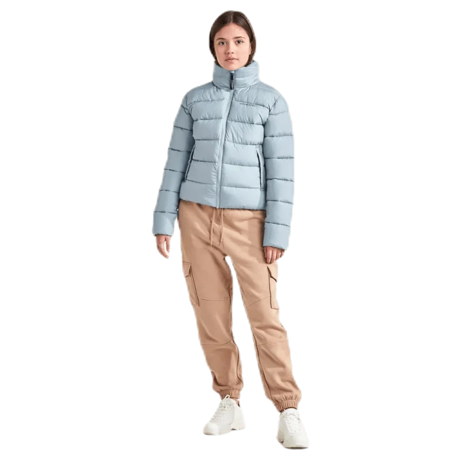 Rose Girls Puff Jacket Blue