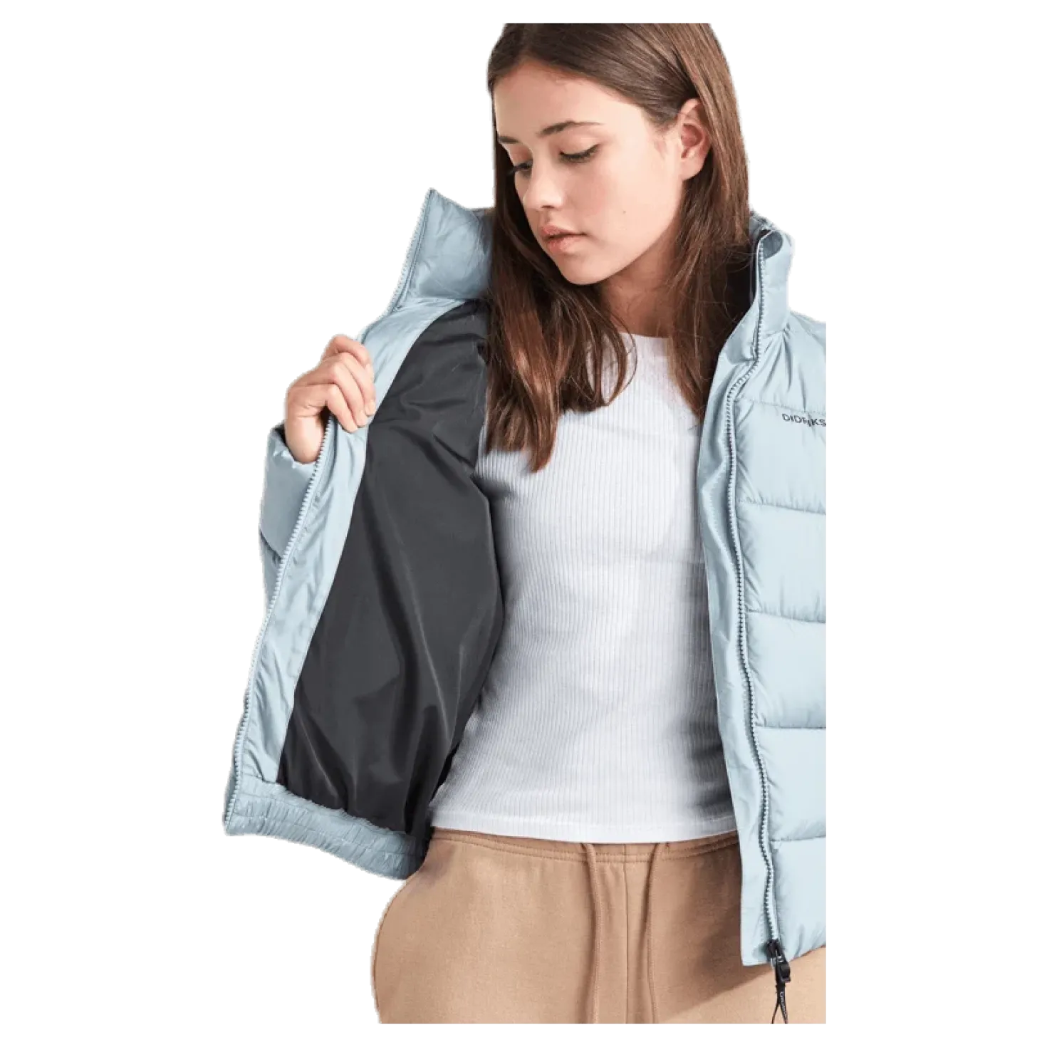Rose Girls Puff Jacket Blue