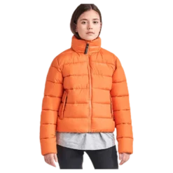 Rose Girls Puff Jacket Orange