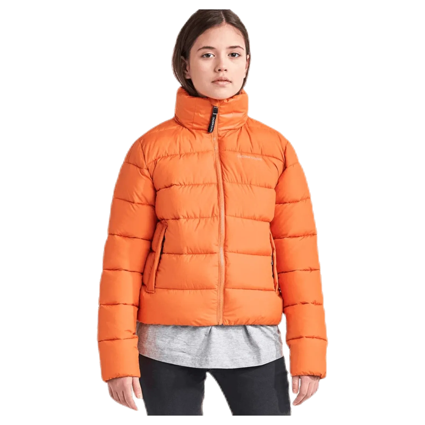 Rose Girls Puff Jacket Orange