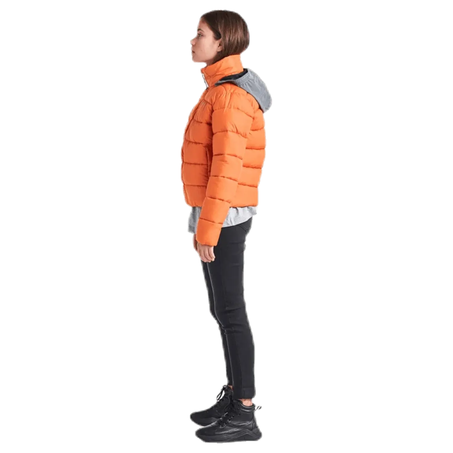 Rose Girls Puff Jacket Orange