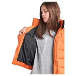 Rose Girls Puff Jacket Orange