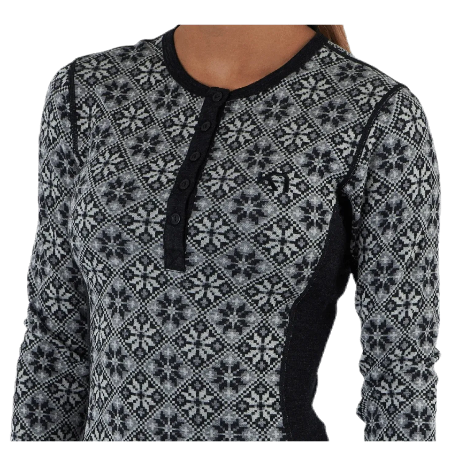 Rose Long Sleeve Shirt Black
