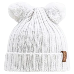 Roxtuna Pompom Hat White