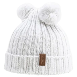 Roxtuna Pompom Hat White