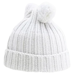 Roxtuna Pompom Hat White