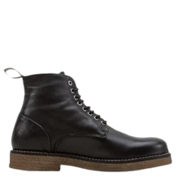 Rummy Leather Boots Black