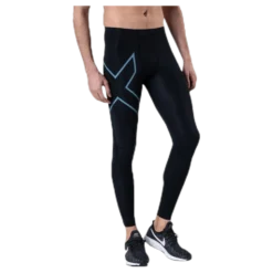 Run Dash Compr Tights Blue/Black