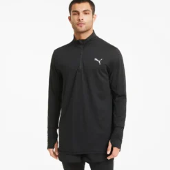 Run Favorite 1/4 Zip M Puma Black