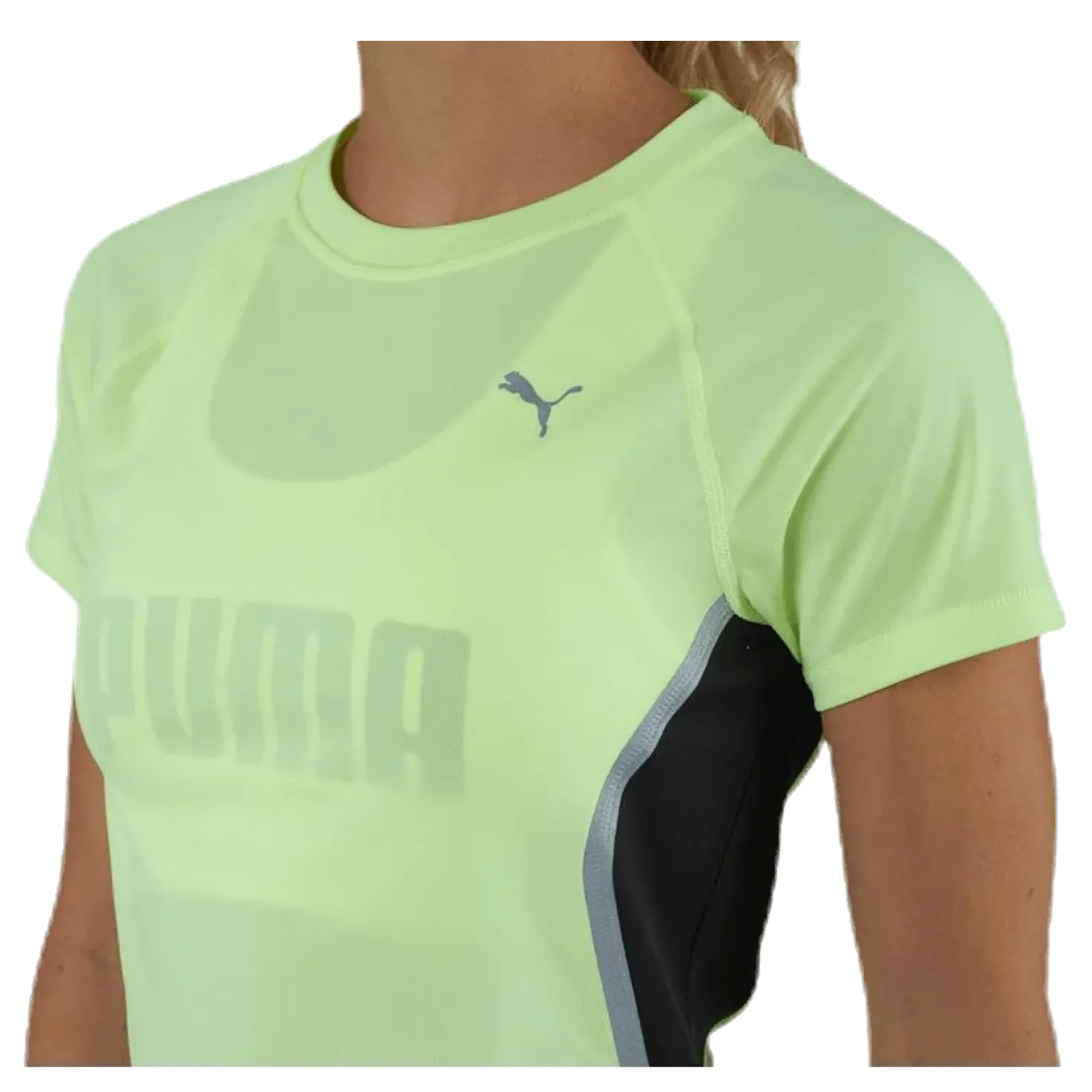 Run Lite Laser Cat SS Tee Yellow