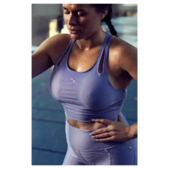 Run Ultraform Crop Tank W Elektro Purple