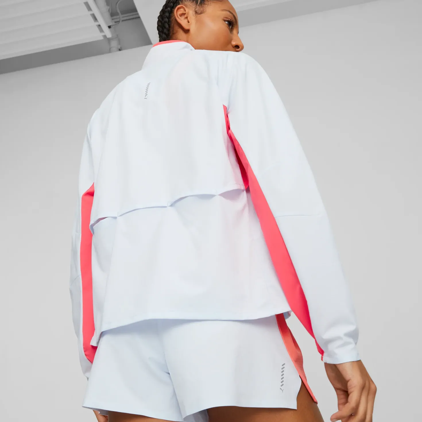 Run Ultraweave Jacket W Icy Blue-fire Orchid