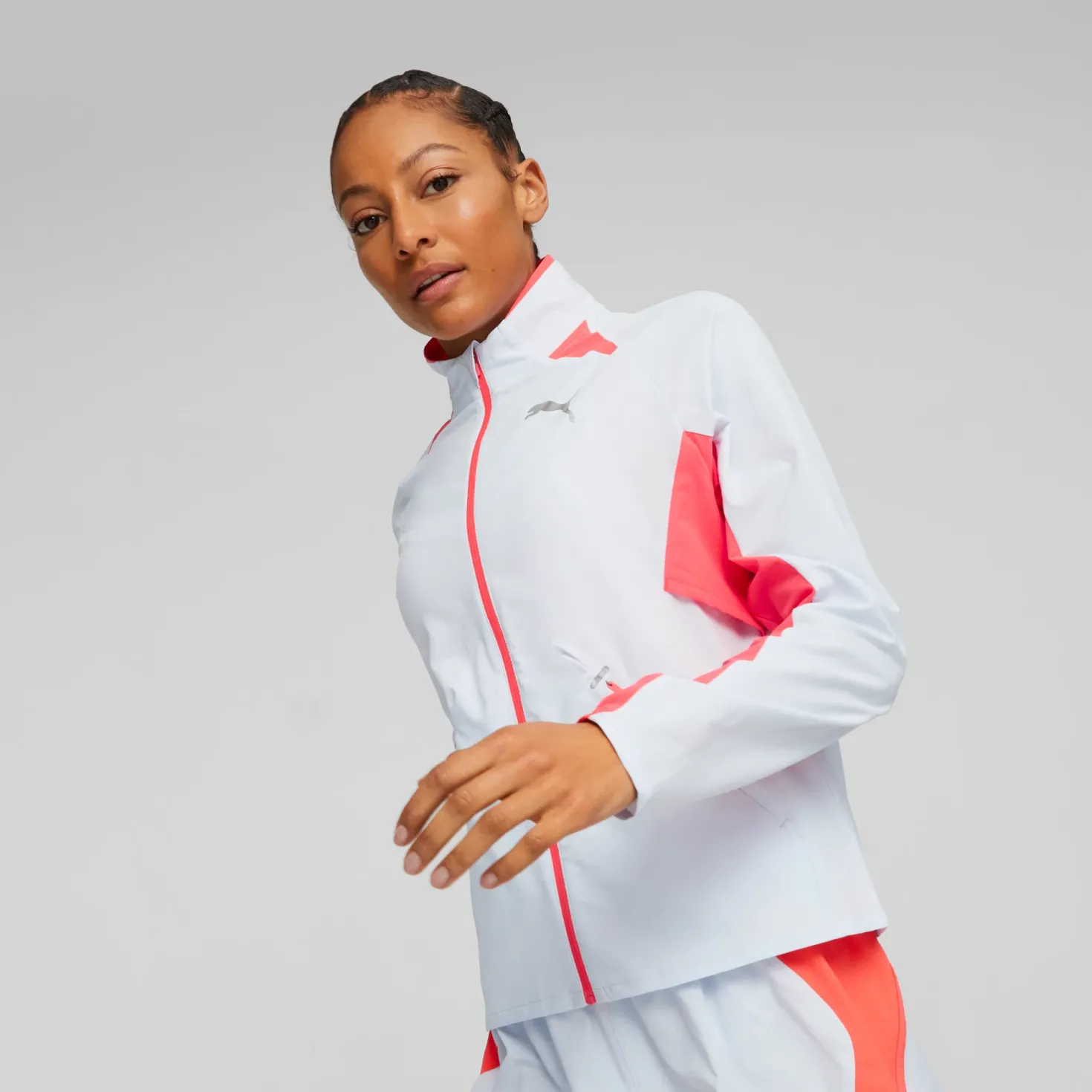 Run Ultraweave Jacket W Icy Blue-fire Orchid