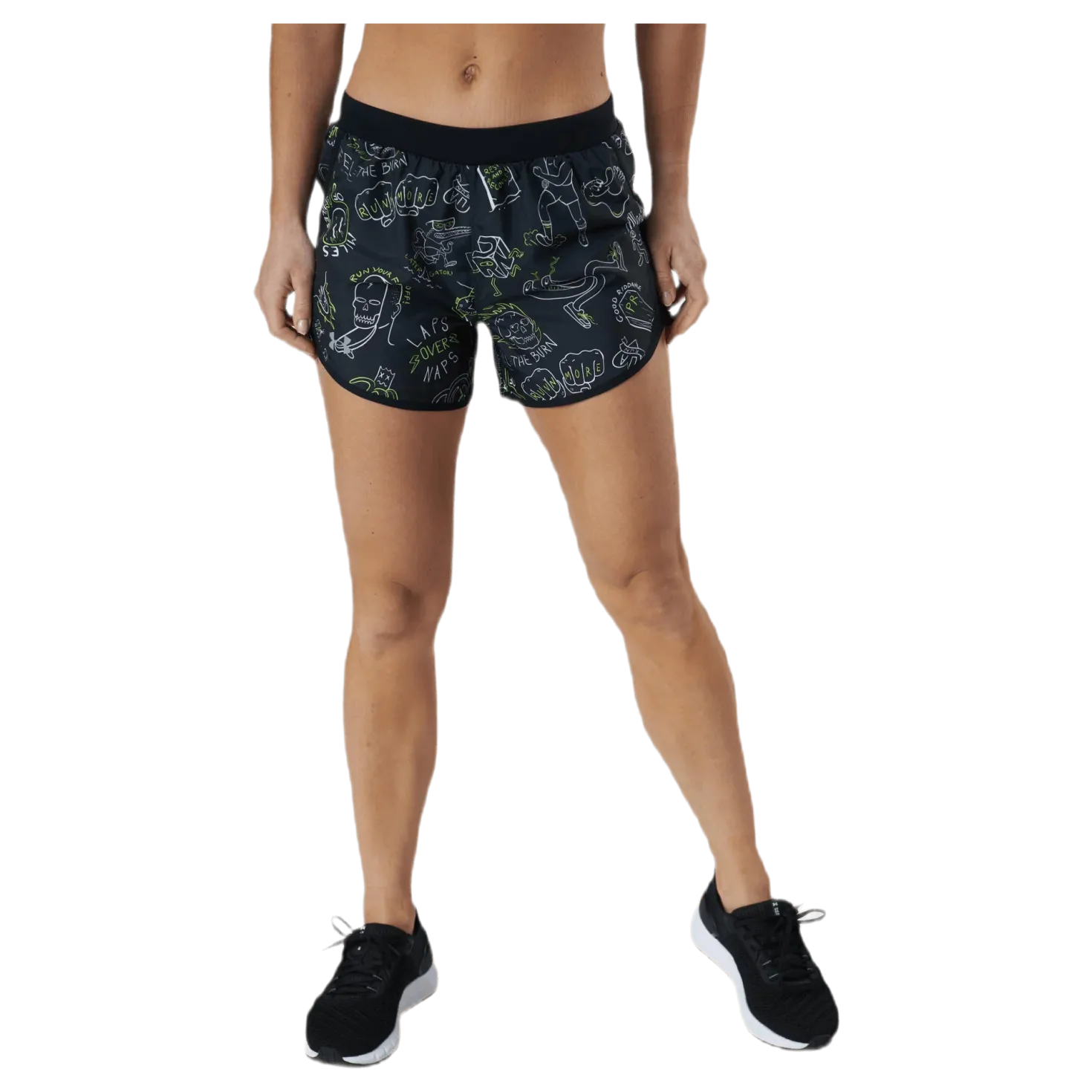 Run Ur Face Off Short Black