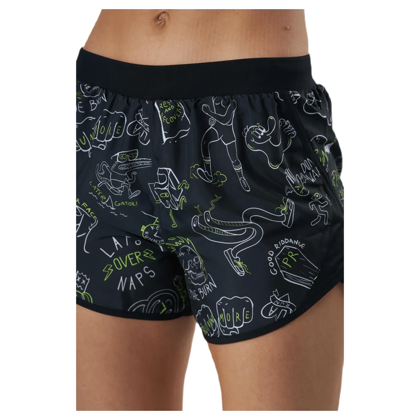 Run Ur Face Off Short Black