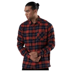 Rute Flannel Checker Orange