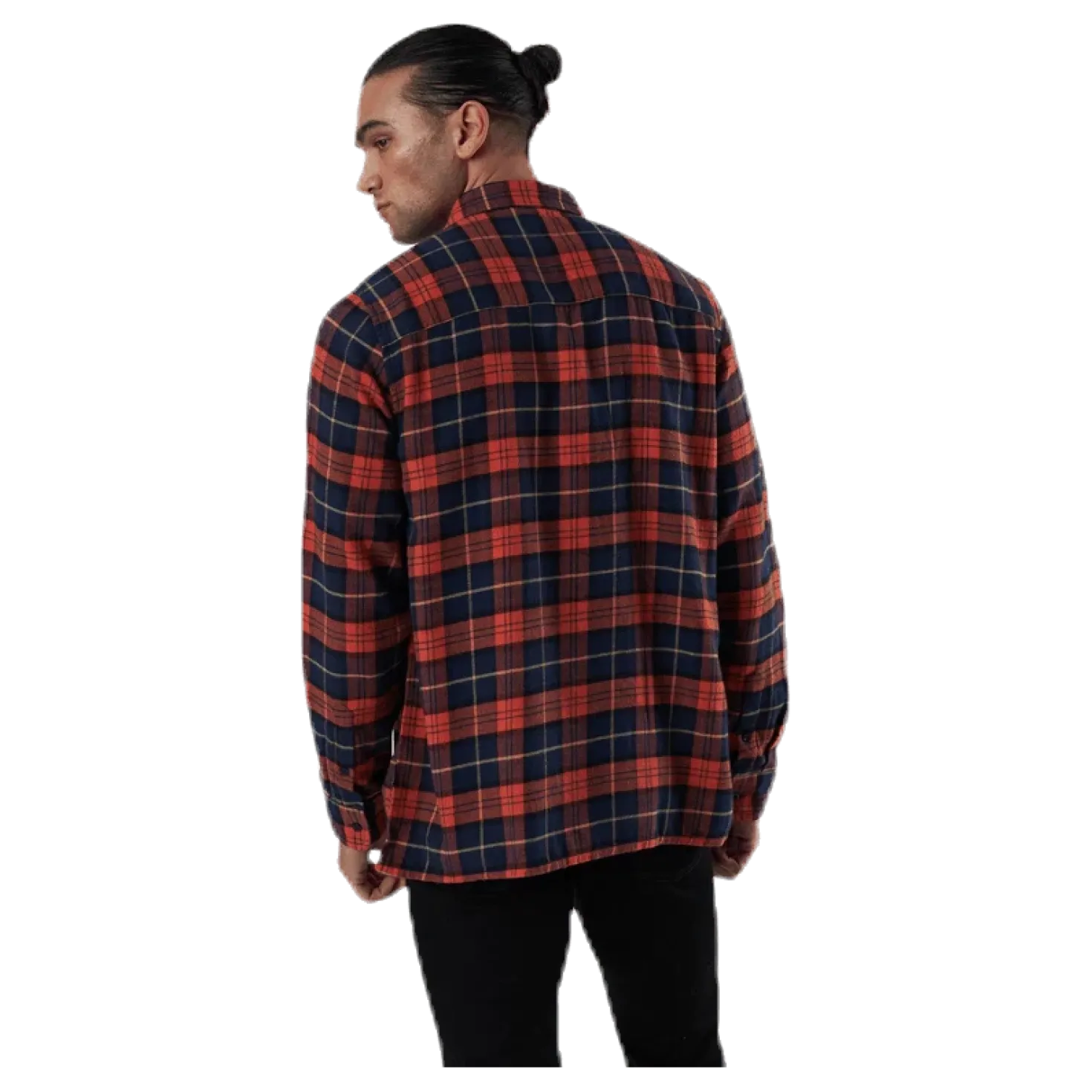 Rute Flannel Checker Orange