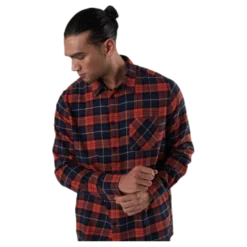 Rute Flannel Checker Orange