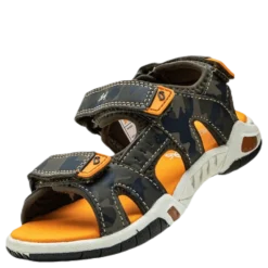 Saimen Blinking Sandal Orange/Green