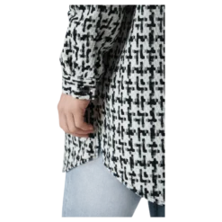 Sally Boucle Shacket Cc Otw White