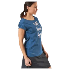 Salt Sand Sea Tee Blue