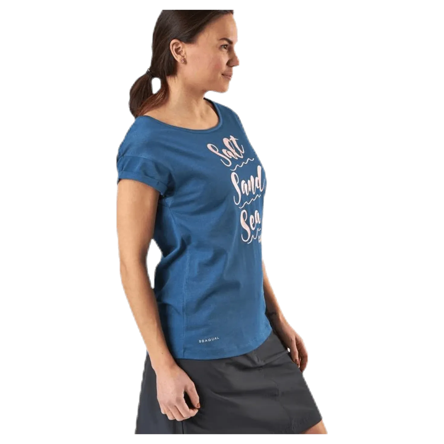 Salt Sand Sea Tee Blue