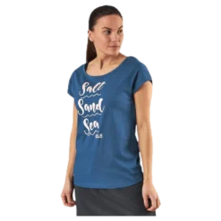 Salt Sand Sea Tee Blue