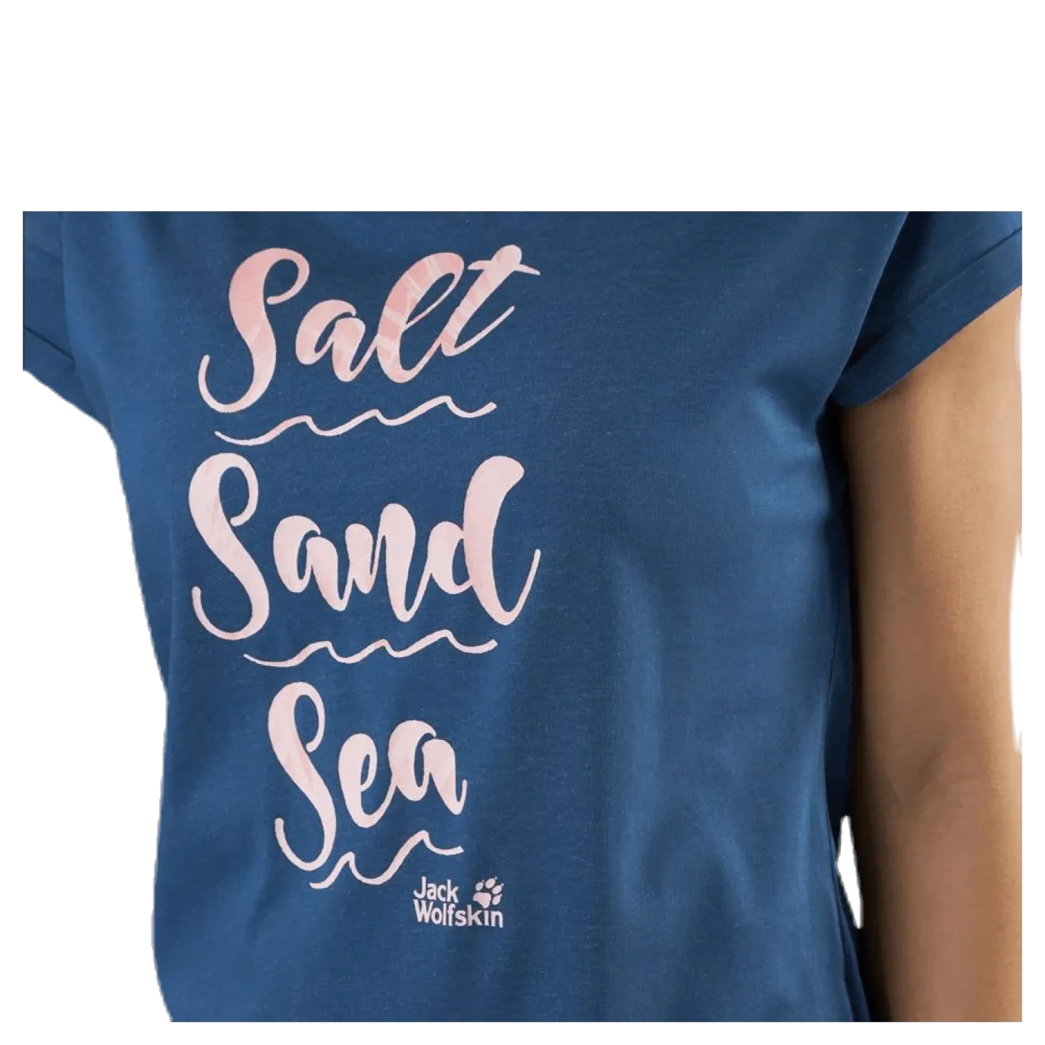 Salt Sand Sea Tee Blue