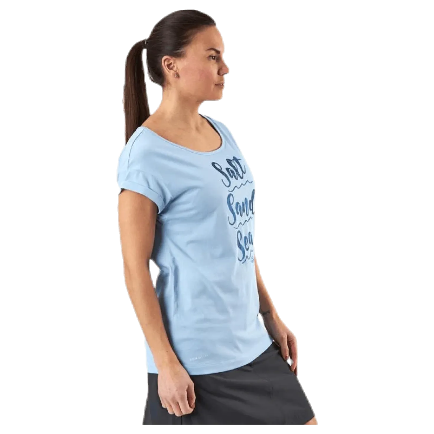 Salt Sand Sea Tee Blue