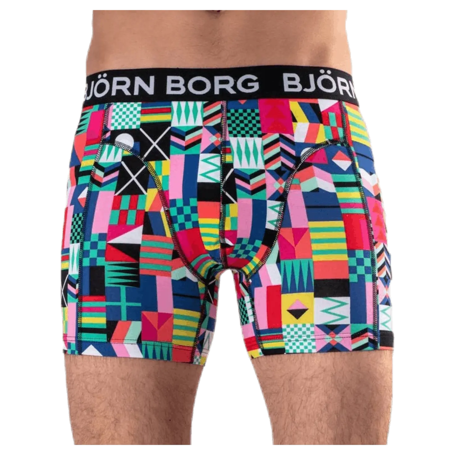 Sammy Geo Flag Shorts 3-pack Green/Black