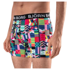 Sammy Geo Flag Shorts 3-pack Green/Black