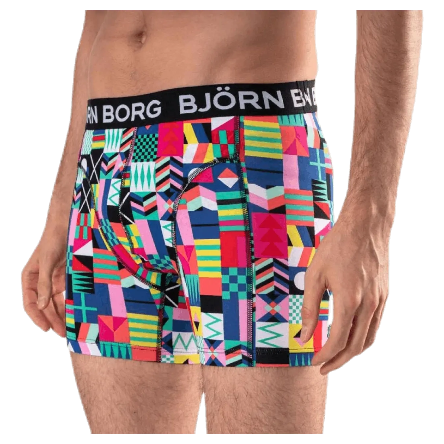 Sammy Geo Flag Shorts 3-pack Green/Black