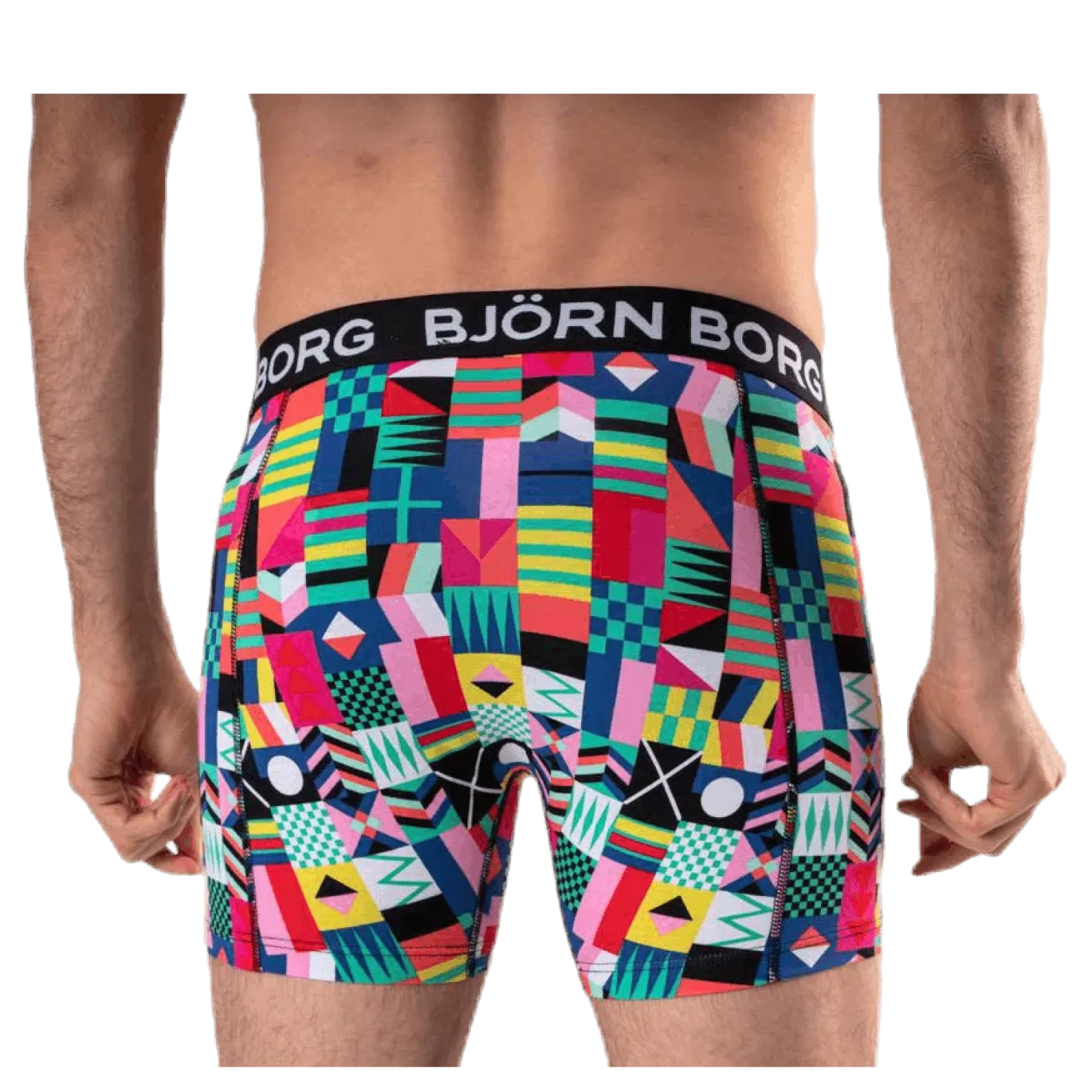 Sammy Geo Flag Shorts 3-pack Green/Black