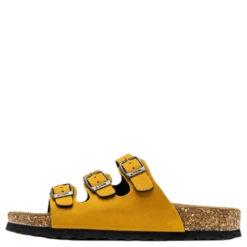 Santa Cork Sandals Gold